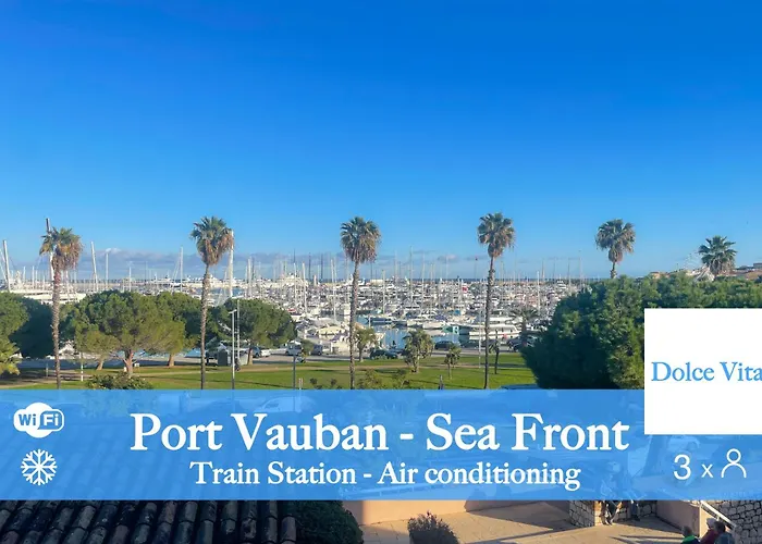 Vecchio Port Vauban Sea Front 3 Pers Ac Wifi