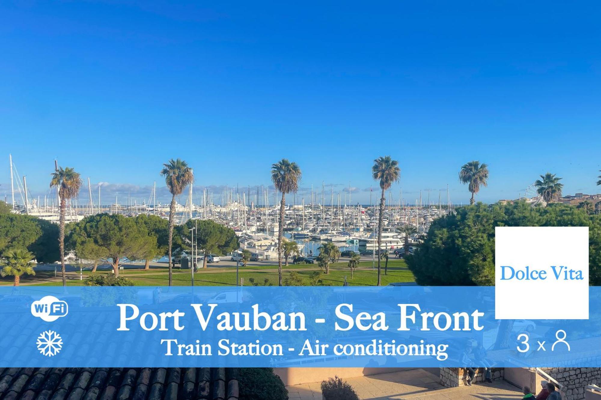 Vecchio Port Vauban Sea Front 3 Pers Ac Wifi Antibes
